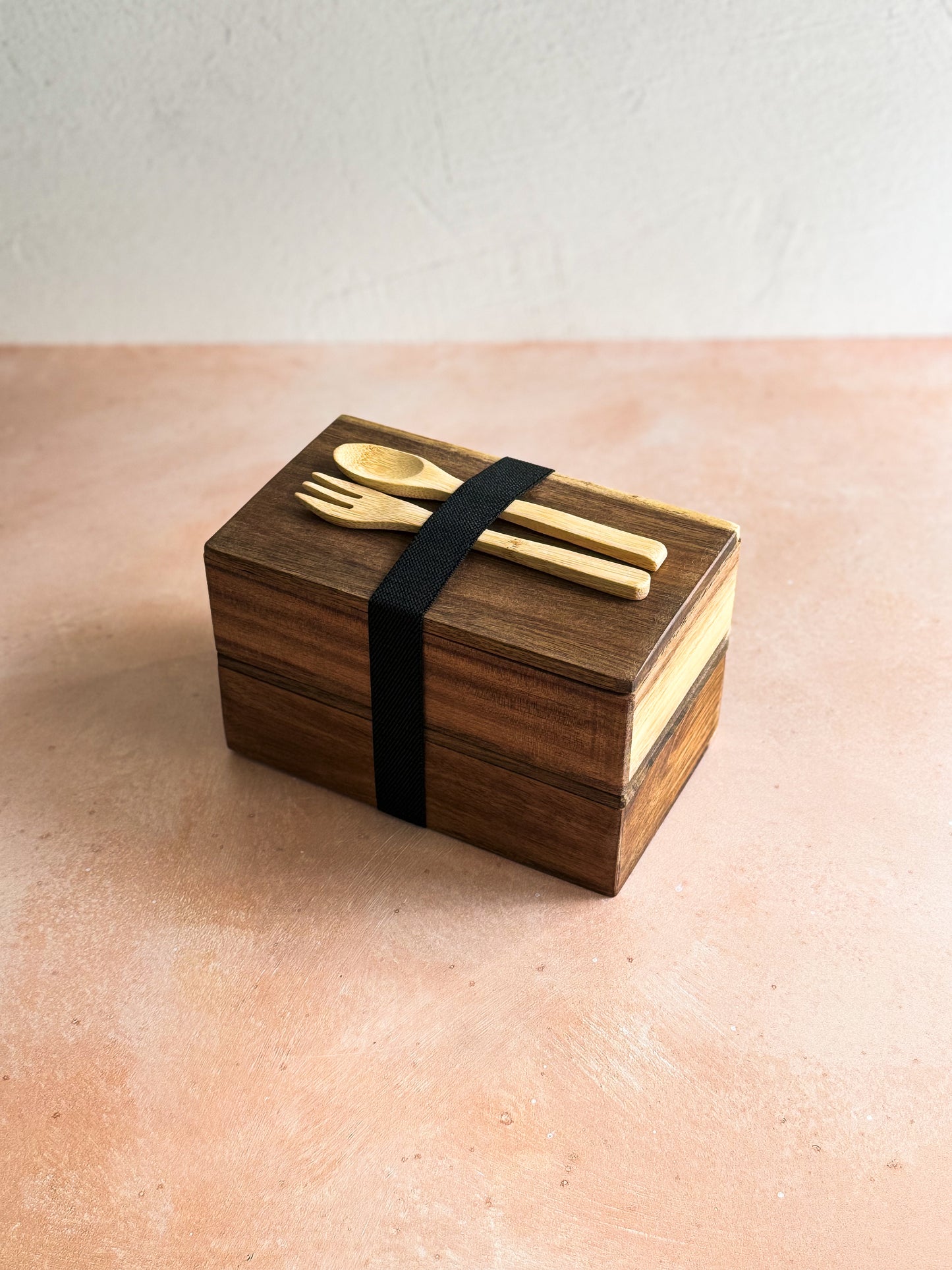 Japanese Food Container with Fork and Spoon